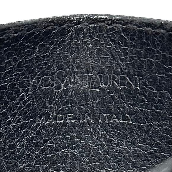 YSL All Black Cardholder Wallet - Picture 5 of 11